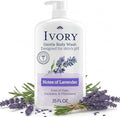 Ivory Body Wash, Designed for the Whole Family, Gentle Formula, Free of Dyes Heavy Perfumes Parabens Phthalates & Silicones, Lavender Scent, 35 oz by Ivory