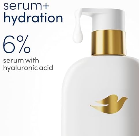 Dove Serum+ Hydration Body Wash with Hyaluronic Acid, 30 fl oz - Image 4
