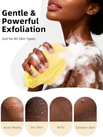 Cleangor 3Pcs African Net Sponge Authentic with Knots - Exfoliating Body - Image 2