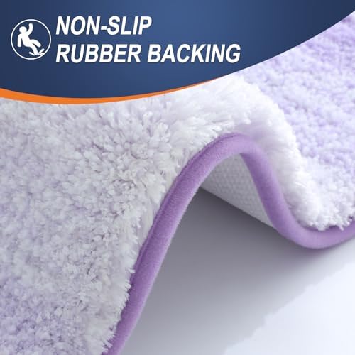 OLANLY Bathroom Runner Rug 45x27, Extra Soft Absorbent Microfiber Bath Rugs - Image 5