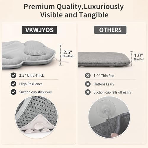 58"x18" Full Body Bath Pillow for Two, Luxury Bath Cushion for Tub - Image 5