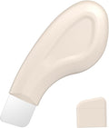 Sookga Blackhead Remover Tool, Stainless Steel Face Scraper for Deep Cleansing, Skin Scrubber Face Spatula with Silicone Cover, Nose Blackhead Remover, Skin Care Tool for Men and Women (Beige)