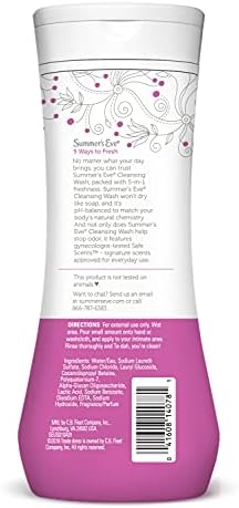 Summer's Eve Simply Sensitive All-Over Daily Feminine Wash, Gentle pH-Balanced Body Wash for Women, Removes Vaginal Odor, 15 Fl Oz (Pack of 2) - Image 6