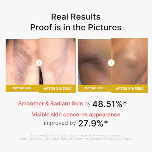 medicube Body Peel Shot with Kojic Acid and Turmeric | Gentle Body Brightening & Exfoliating Serum with BHA, LHA & PHA for Dead Skin Cells, Uneven Looking Skin & Excess Sebum | 9.46 fl.oz (Pack of 2) - Image 5