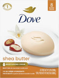 Dove Beauty Bar Soap Shea Butter,for Nourished,Radiant Skin,Enriches Skin 3.75 oz,(Pack of 72) by Dove
