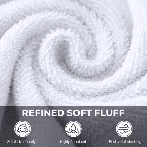 Utopia Towels 60 Pack Washcloths, 12x12 in, 100% Cotton, White - Image 3