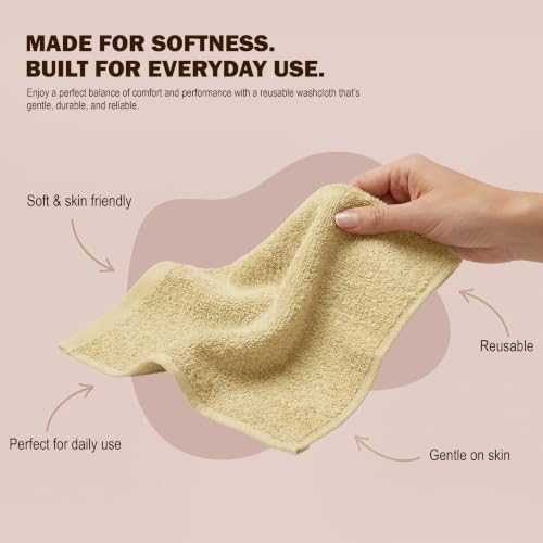 Utopia Towels 12 Pack Washcloths, 12x12 in, 100% Cotton, Variety - Image 4