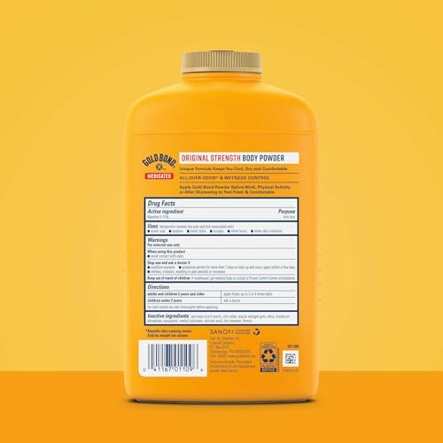 Gold Bond Medicated Body Powder, Anti-Itch, Absorbs & Cools, 10 Oz - Image 3