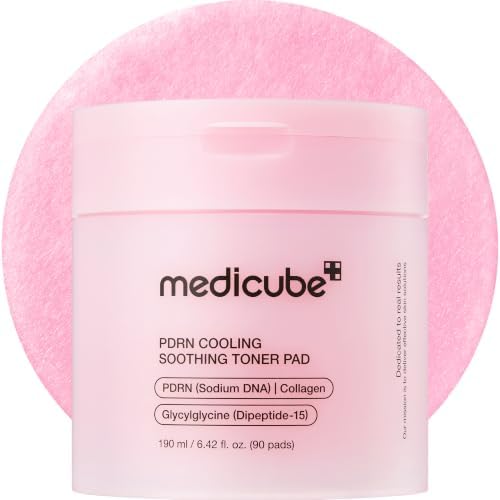 medicube PDRN Cooling Soothing Toner Pads, Hydrating Facial Pads, 90 Pads by medicube