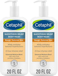 Cetaphil Body Wash,Smoothing Relief Exfoliating Body Wash,Mildly Exfoliates To Smooth Rough,Textured Skin,24 Hour Dryness Relief,For Sensitive Skin,20 oz,(Pack of 2) by Cetaphil