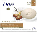 Dove Beauty Bar Gentle Skin Cleanser Moisturizing For Gentle Soft Skin Care Shea Butter More Moisturizing Than Bar Soap 3.75 oz 14 Bars by Dove