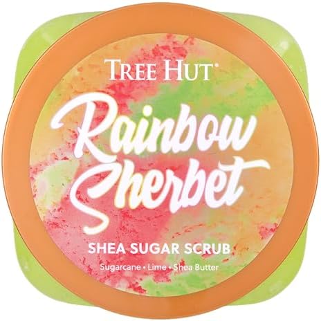 Tree Hut Rainbow Sherbet Body Scrub, Exfoliating Sugar Scrub, Vegan, 18 Ounce (Pack of 12) - Image 2