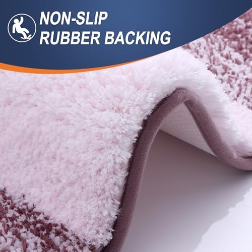 OLANLY Bathroom Rugs Mat 36x24, Extra Soft Absorbent Microfiber Bath Rugs - Image 4