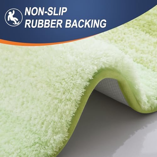 OLANLY Small Bathroom Rugs 24x16, Extra Soft Absorbent Microfiber Bath Rugs - Image 5