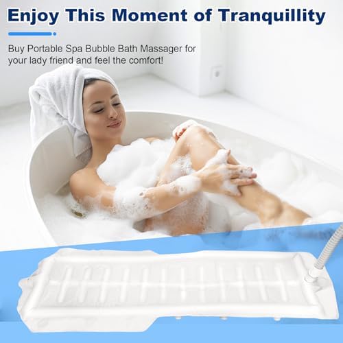 Bubble Bath Mat,Bubble Bath Massager for Smooth Bathtub – 3-Speed Adjustable Tub Spa Massager with Non-Slip Suction Cups and Remote Control – Ideal for Stress, Sore Muscles & Total Relaxation - Image 4