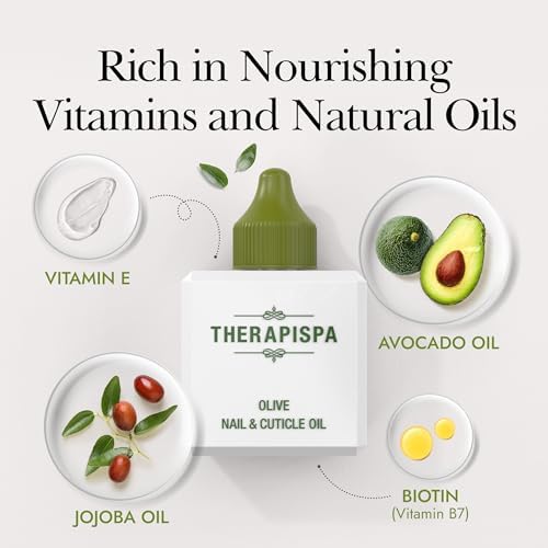 THERAPISPA Nail & Cuticle Oil with Avocado, Jojoba, Biotin & Vitamin E – Nail Growth Oil for Strengthening, Hydrating & Reviving Peeling Nails (Lemon, 2.0 fl oz) - Image 4