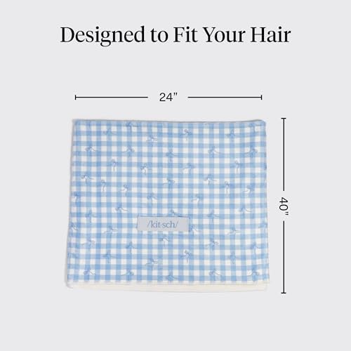 Kitsch XL Microfiber Hair Towel Wrap for Women - Image 4