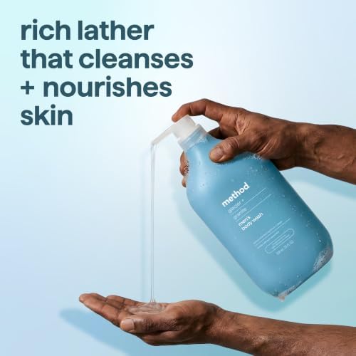 method Men’s Body Wash, Glacier + Granite, 28 fl oz - Image 6