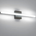 Combuh Bathroom Light Fixtures Dimmable Black Vanity Lights Bar 24 Inch 14W Bathroom Lights Over Mirror ip44 Wall Sconces Daylight White 6000K