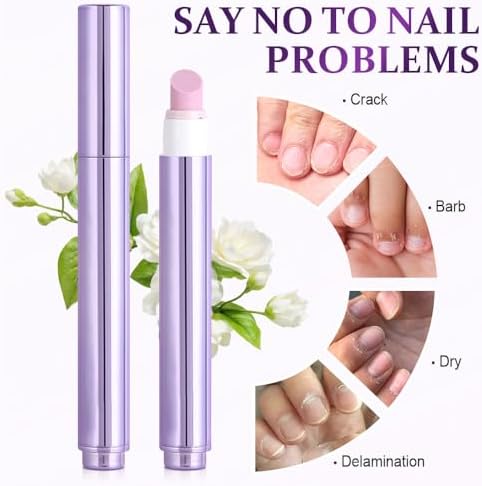 3-in-1 Nail Care Pen, Cuticle Oil Cuticle Pusher Nail Oil Pen, Cuticle Oil Pens for Hangnails, Dry & Damaged Nails, Moisturize Strengthen Brighten Nails Care (1, one size) - Image 5