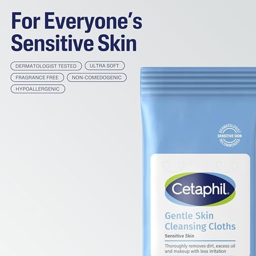 Cetaphil Cleansing Face & Body Wipes, Fragrance Free, 10ct, 12-Pack - Image 6