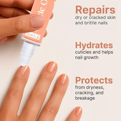 C CARE Vanilla & Sugar Roll-On Cuticle Oil | Natural Revitalizing Hydrating Nail Oil | Repaires Cuticles Overnight | For Damaged Skin And Thin Nails | Paraben Cruelty Free Formula | 10ml - Image 3