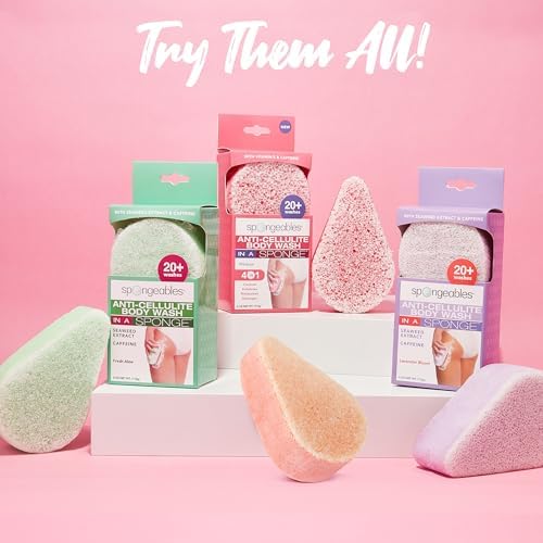 Spongeables Pedi Scrub Foot Exfoliating 20+ Wash Sponge, Argan Oil, 2 Count - Image 6