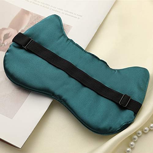 PERFECTSIGHT Sleep Eye Masks Silk Sleep Eye Cover Lightweight Adjustable Eyeshade Mask Satin Night Eyeshade Cover for Women Men Sleep Travel Nap (Cat-Yellow)