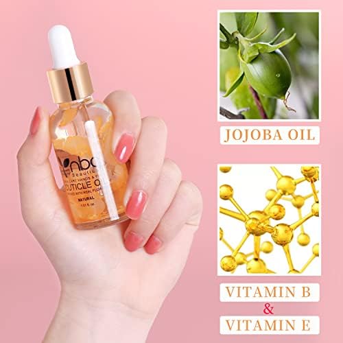 Nail Cuticle Oil, 2Pcs 30ml Lemon & Orange Cuticle Oil Set Nail Growth Oil with Vitamin E, Jojoba Oil Natural Plant-based Cuticle Oil for Nails Smoothing, Nourishing, and Moisturizing - Image 2