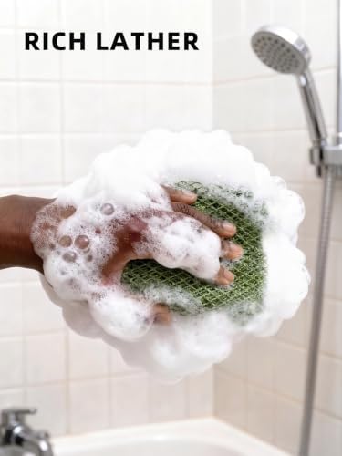 Cleangor 3Pcs African Net Sponge Authentic with Knots - Exfoliating Body - Image 5
