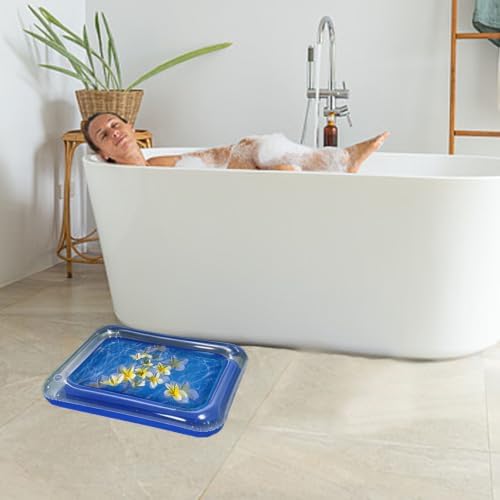 2 PCS Inflatable Pool Foot Bath Basin, Portable Foot Bath Basin, Foot Soaking Bath Basin for Pool Entry Ladder, Swimming Pool Clean Feet Pedicure Supplies - Image 7