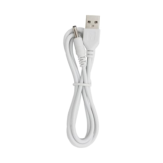 Charger Cord Replacement for Flawless Pedi, Electronic Pedicure Tool - USB to DC Barrel Cable 6 ft