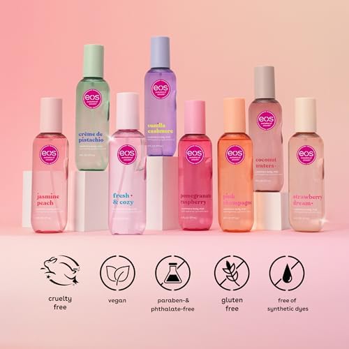 eos Cashmere Body Mist, Fresh & Cozy, Body Spray for Women, Hair Mist, Moisturizing, Hyaluronic Acid, Glycerin, Vegan, Cruelty-free, 6 fl oz - Image 7