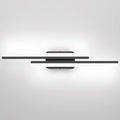 Ralbay 32" Black Bathroom Vanity Lights 36W Frosted Aluminum Modern LED Matte Black Vanity Light for Bathroom Lighting Fixtures White Light 6000K Black 32 inch