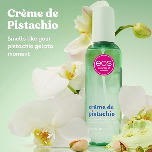 eos Cashmere Body Mist, Crème de Pistachio, body spray for women, hair mist, moisturizing, hyaluronic acid, glycerin, vegan, cruelty-free, 6 fl oz - Image 2