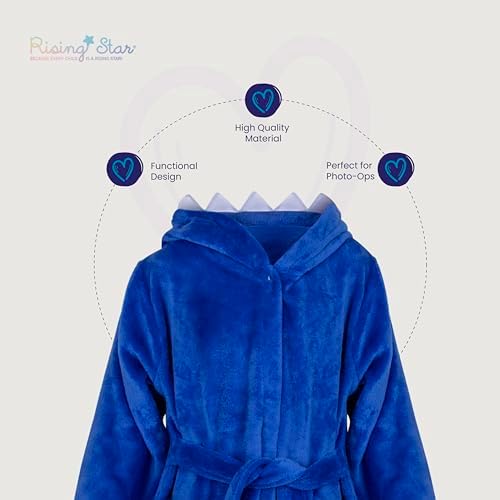Rising Star Baby Toddler Robe Or Kids Robe for Girls and Boys - Kids & Baby Bath Robe Spa Set with Washcloth or Slippers - Image 3