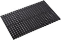 Bath Mat Bathroom Rugs Floor Wood Shower Bathtub Waterproof Non Slip Accessories 16x24 Inch Easy to Clean, Black, 1 pc by Fovlaurs