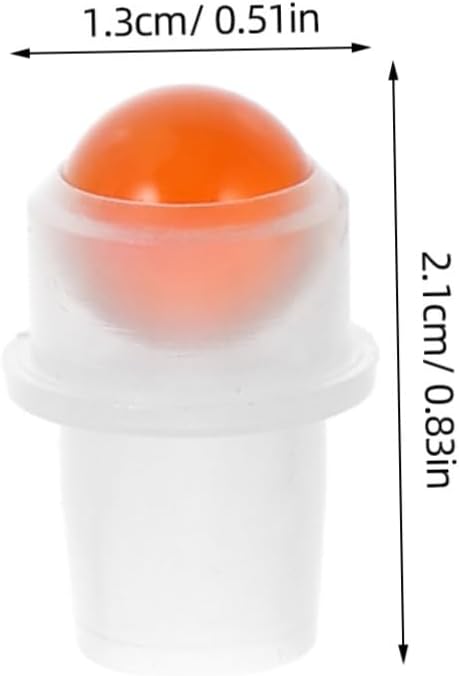10pcs Roller Ball Inserts for Essential Oil Bottles Jade Stone Balls Perfume Top Replacement Leak-Resistant Roller Bottles