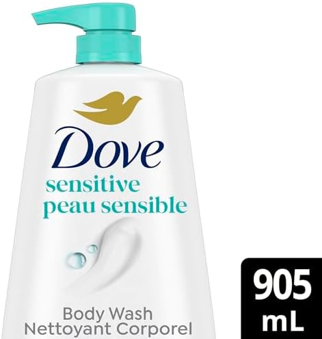Dove, Body Wash for Softer and Smoother Effectively Washes Away Bacteria While Nourishing Your, Sensitive Skin, 34 Fl Oz (Pack of 3) - Image 2