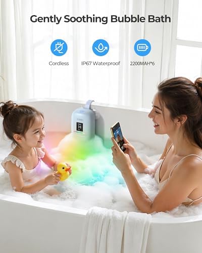 Cordless Portable Bath Jets for Tub Home Spa Massager - Image 4
