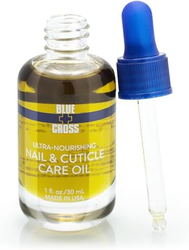 Blue Cross Nail & Cuticle Care Oil, Moisturizing, Made in USA, 1 floz/30mL by BlueCross