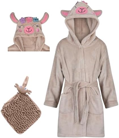 Rising Star Baby Toddler Robe Or Kids Robe for Girls and Boys - Kids & Baby Bath Robe Spa Set with Washcloth or Slippers by RisingStar