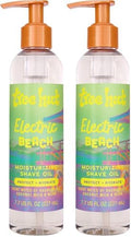 Tree Hut Electric Beach Moisturizing Shave Oil, Hydrating Gel-to-Oil Formula for a Close, Smooth Shave, Made with Shea Butter, For All Skin Types, 7.7 fl oz (Pack of 2) by TreeHut