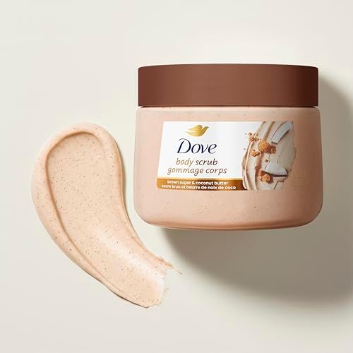 Dove Brown Sugar and Coconut Butter Body Scrub Exfoliates and Deeply 15 oz - Image 6
