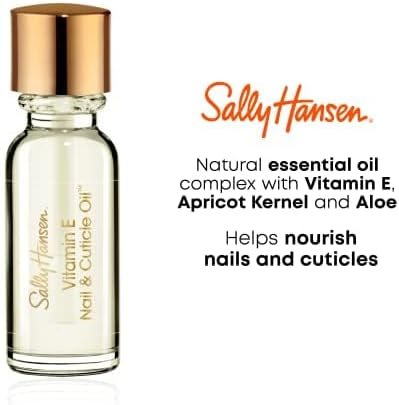 Sally Hansen Nail Treatment Vitamin E Nail & Cuticle Oil™ | Enriched with Natural Essential Oils & Vitamin E | Deeply Nourishes & Conditions Dry Nails & Cuticles - Image 2