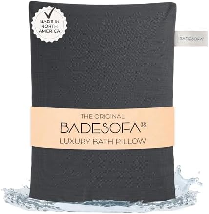 BADESOFA® Luxury Bathtub Seat Cushion in Charcoal by BADESOFA