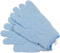 Cala Spa Solutions Exfoliating Bath Gloves, Blue, Stretchable Fiber, 1 Pair by CALAPRODUCTS