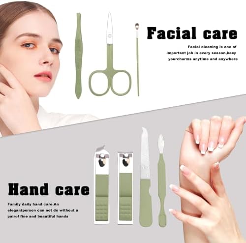 Manicure Kit,Nail Clippers for Men Valentine's Day,Easter Basket Stuffers for Teens,Pedicure Tools for Feet,Manicure Set,Mens Grooming Kit,Nail Clipper Set,Travel Essentials for Men - Image 2
