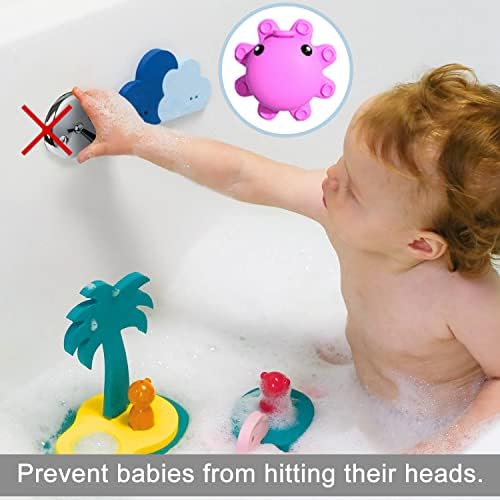 Bathtub Overflow Drain Cover - Tub Overflow Drain Cover, Soak Bath, Spa Accessories - Adds Inches of Water for Deeper Bath (Silicone, Hot Pink) - Image 6