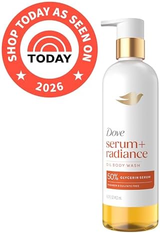 Dove Serum+ Radiance Oil Body Wash, Jojoba & Monoi Flower, 15.3 fl oz - Image 2